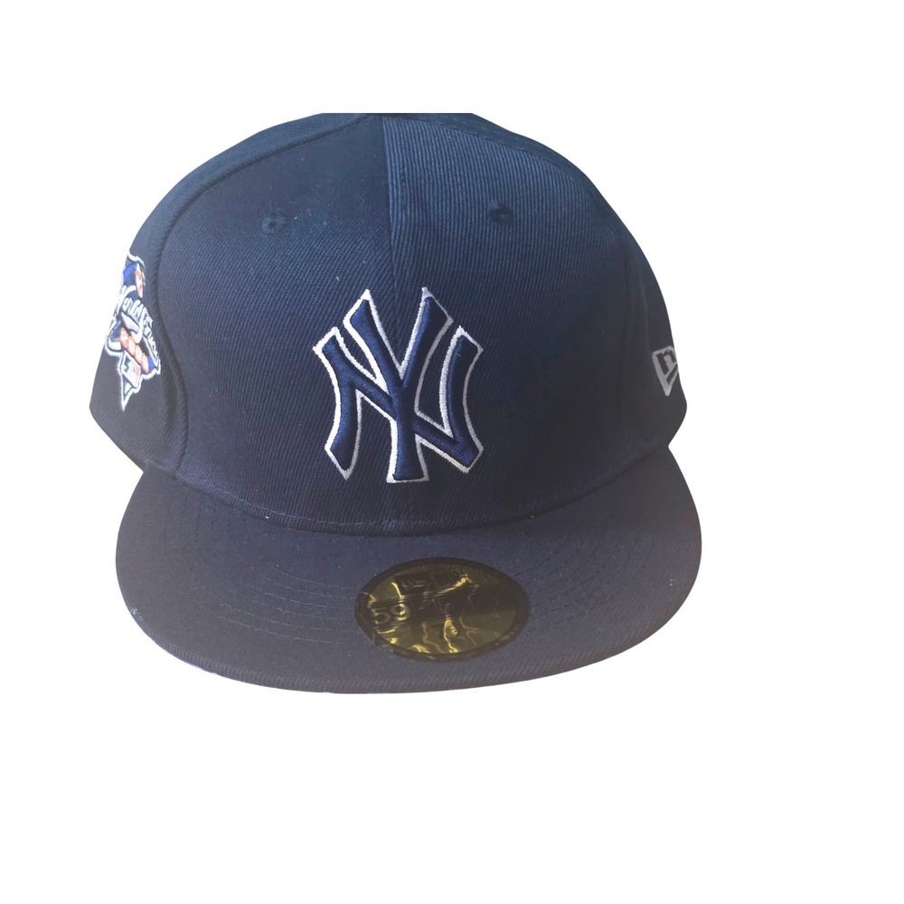 New Era 59FIFTY New York Yankees 2000 World Series Patch Hat Navy 7 1/2 Tropical